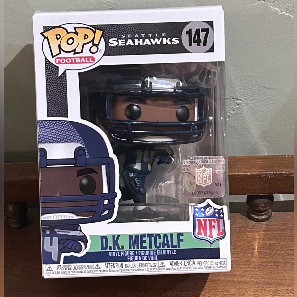 Funko Pop! Seattle Seahawks D.K.Metcalf Figure New In Box
